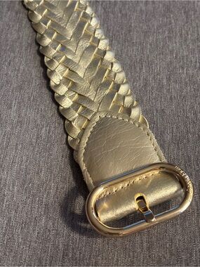 Calvin Klein Vintage 80s Leather Belt-Medium